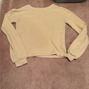 🌸ardene Cozy Cream Textured Sweater size small